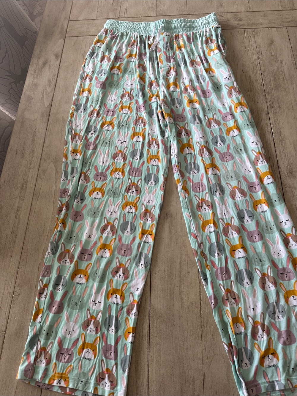 Little Sleepies Bunnies Pajama Pants size L